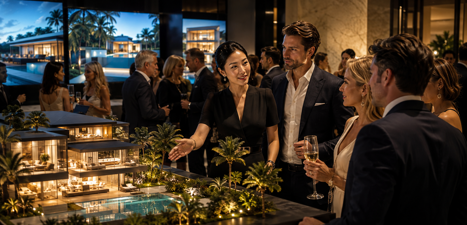 International luxury property exhibition and new buyer acquisition